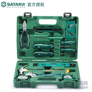 世达05163五金组合套装家庭工具箱